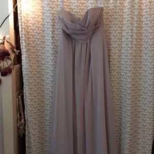 sweetheart strapless maxi dress